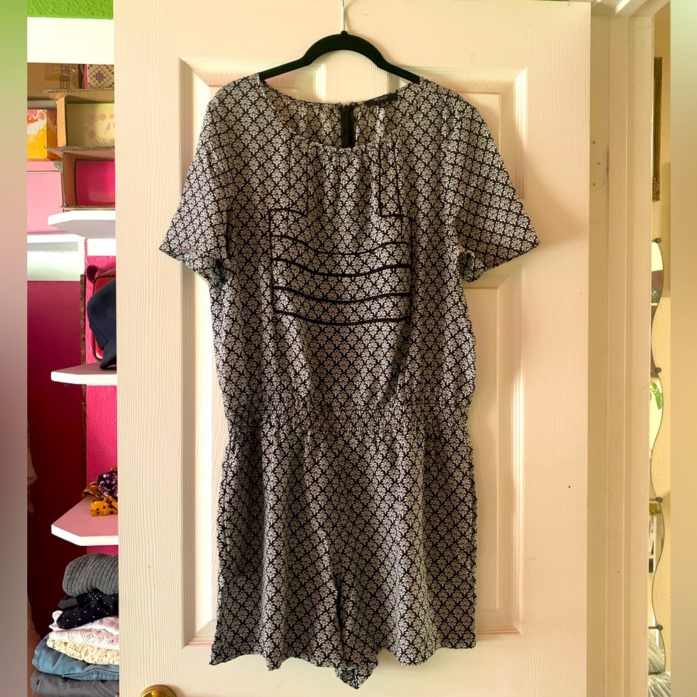 Madewell Silk Romper size Large